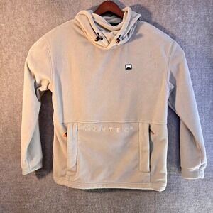Montec Delta Hood FW21 Fleece Hoodie Beige Mens Size Small Ski Snowboard Sweater